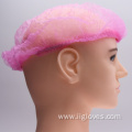 Disposable Medical Strip Cap Bouffant Round Mob Cap